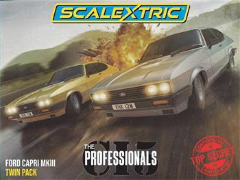 Autícko Film & TV SCALEXTRIC C4642 - The Professionals Capri Twin Pack (1:32)
