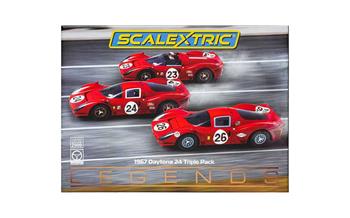 Autícko GT SCALEXTRIC C4391A - 1967 Daytona 24 Triple Pack (1:32)