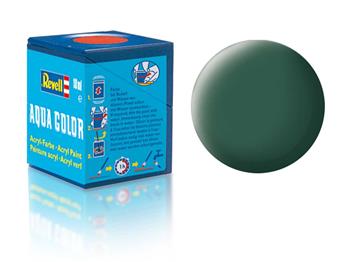 Barva Revell akrylová - 36139: matná tmave zelená (dark green mat)