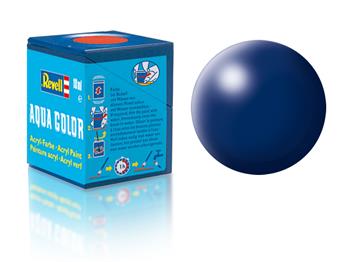 Barva Revell akrylová - 36350: hedvábná tmave modrá (dark blue silk)