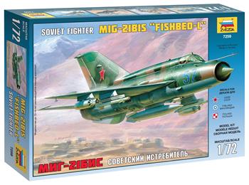 Model Kit letadlo 7259 - MIG-21 BIS Soviet Fighter (1:72)