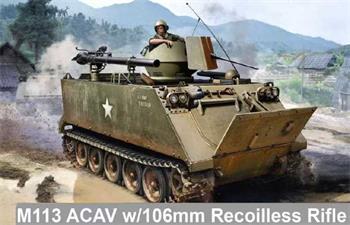 Model Kit military 3575 - M113 ACAV w/106mm RECOILLESS RIFLE (1:35)