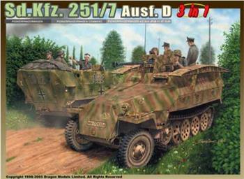 Model Kit military 6223 - Sd.Kfz.251/7 Ausf.D PIONIERPANZERWAGEN (3 IN 1) (1:35)