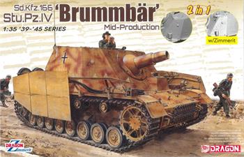 Model Kit military 6892 - Sd.Kfz.166 Stu.Pz.IV 'BRUMMBÄR' MID-PRODUCTION (2 IN 1) (1:35)