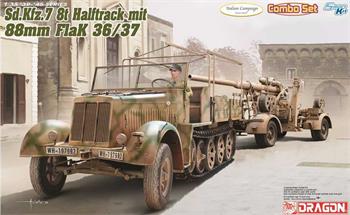 Model Kit military 6971 - Sd.KFZ.7 8t LATE mit 88mm FlaK36/37 (1:35)