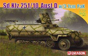 Model Kit military 7280 - Sd.Kfz.251/10 Ausf.D w/3.7cm PaK (1:72)