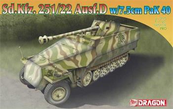 Model Kit military 7351 - Sd.Kfz.251/22 Ausf.D w/7.5cm PaK 40 (1:72)