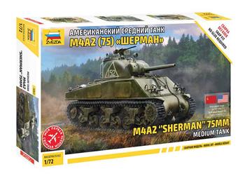 Model Kit tank 5063 - M4 A2 (75mm) Sherman Medium Tank (1:72)