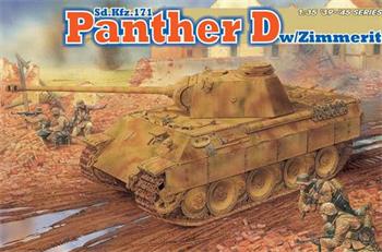 Model Kit tank 6428 - Sd.Kfz.171 PANTHER D w/ZIMMERIT (1:35)