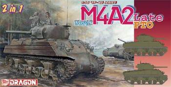 Model Kit tank 6462 - USMC M4A2 LATE PTO (2 in 1) (1:35)