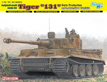 Model Kit tank 6820 - Tiger I "131" s.Pz.Abt.504 Tunisia (Smart Kit) (1:35)