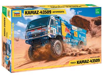 Model Kit trucku 3657 - Kamaz rallye truck (1:35)