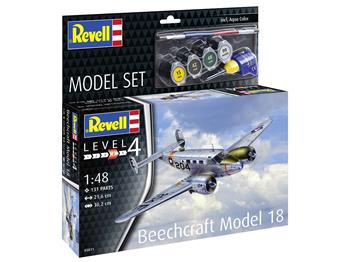 ModelSet letadlo 63811 - Beechcraft Model 18 (1:48)