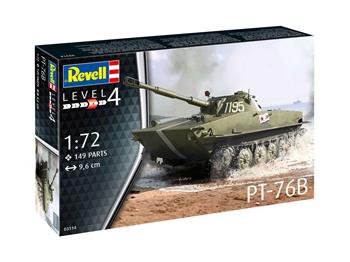 Plastic ModelKit tank 03314 - PT-76B (1:72)